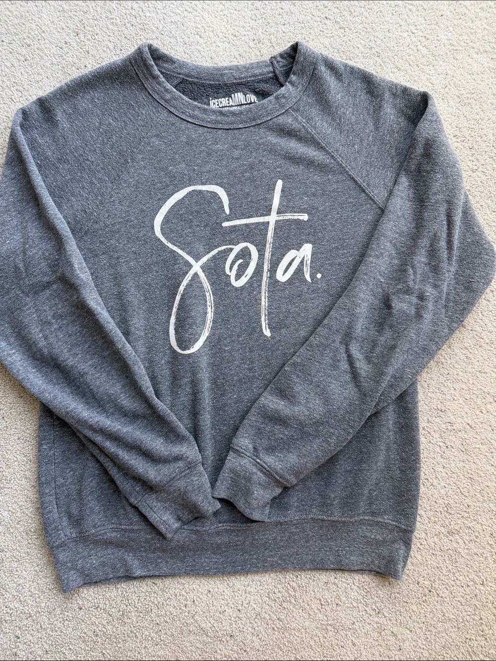 Men's Gray 'Sota Crewneck Sweatshirt
